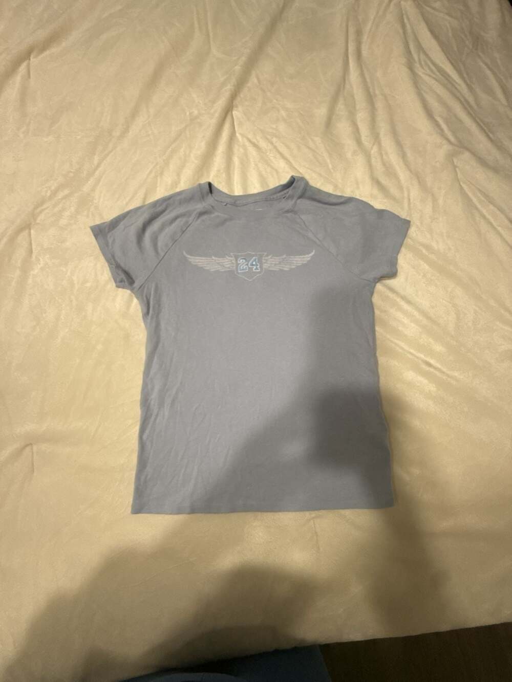 Hollister T-Shirt Size S Blue Wing 24 Graphic